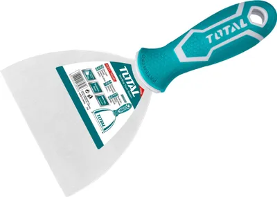 Image de Spatule Total THT831256 Spatule, 125mm, industrielle, acier inoxydable, traitée thermiquement et polie