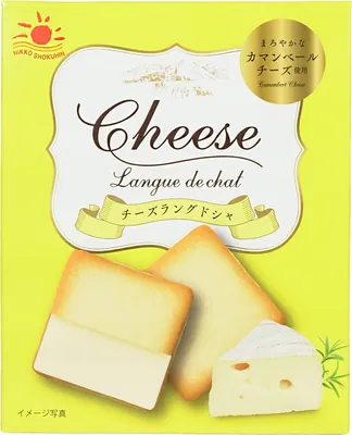 Produktbild von !! Nikko Cheese Lanue de Chat Keks mit Käsegeschmack 45g