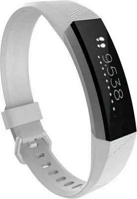 Produktbild von Strap-it® Fitbit Alta / Alta HR Silikonarmband (Weiß) - Große: M/L