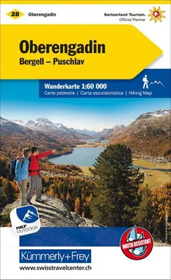 Produktbild von Kümmerly+Frey Wanderkarte 28 Oberengadin 1:60.000