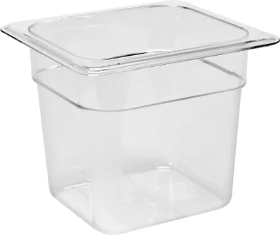 Obrázek produktu pro Gastro nádoba, cateringová nádoba polykarbonát GN 1/6 hloubka 150mm, 176x162mm