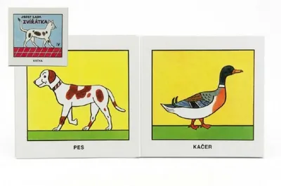 Image de Knížka Leporelo Zvířátka Josef Lada CZ text 15,5x15x1cm 12m+