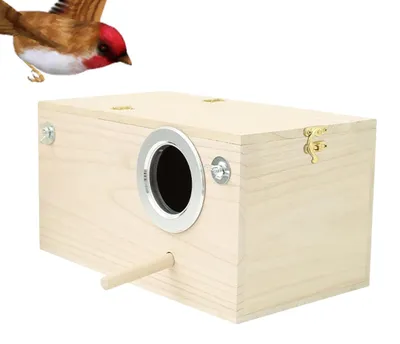 Obrázok produktu pre Drevený hniezdiský úkryt pre malé vtáky