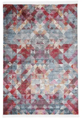 Image de carpetfine Tapis Leo Géométrique 240x340 cm | Tapis moderne pour le salon et la chambre à coucher