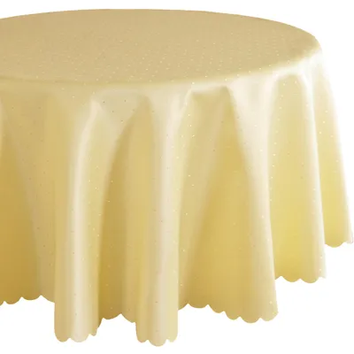Immagine prodotto di Tovaglia Ø 130 cm in giallo per tavolo da pranzo e cucina