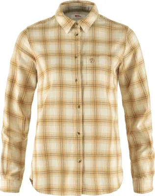 Produktbild von FJÄLLRÄVEN Fjällräven Övik Flannel Shirt Hemd Damen beige L
