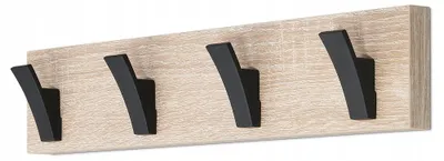 Produktbild von FURNITECO Wandgarderobe im Loft-Stil mit 4 Haken