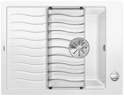 Obrázok produktu pre Blanco drez ELON 45 S SILGRANIT® PuraDur® obojstranný biely 524818