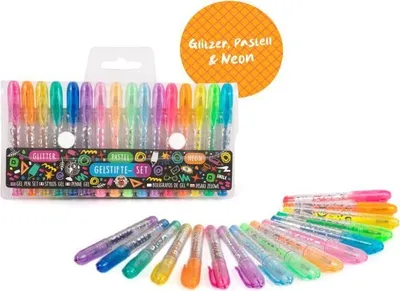 Produktbild von Trendhaus ALLES FÜR DIE SCHULE Mini Gelstifte Set 16teilig