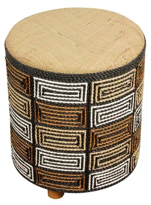 Imagen del producto de Taburete Patos, diámetro 42 cm, color beige claro