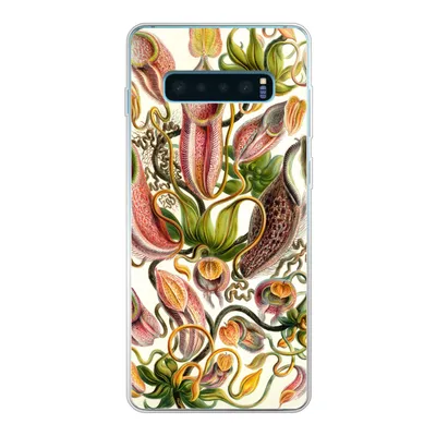 Produktbild von MuchoWow® Handyhülle Schutzhülle Hülle für Samsung Galaxy S10 Lite Nepenthaceae - Künstliche Blumen Silikon Softcase Handy Hülle - Schutz