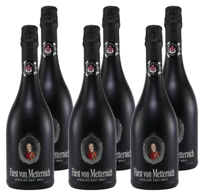 Produktbild von Fürst von Metternich Riesling Sekt -trocken- (6 x 0,75L)
