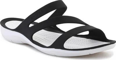 Produktbild von Crocs Swiftwater, Weiblich, Erwachsener, Rutschen, Schwarz, Weiß, Einfarbig, 39 - 40
