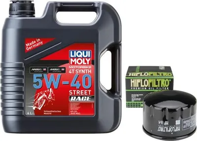 Image de Kit d'entretien pour BMW R 1200 RT ABS R12T/K26 2005, LIQUI MOLY 5W-40 Race 4L
