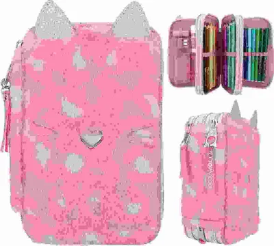 Image de Depesche Vertrieb GmbH & Co. TOPModel trousse à crayons 3 compartiments 0 0 STK