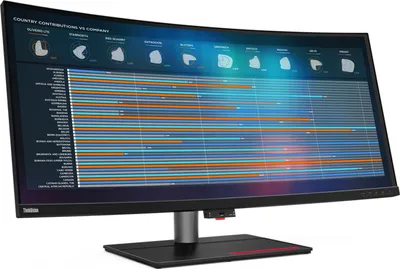 Produktbild von Lenovo P40w-20 39.7" 5120x2160 5K 1000:1 300cd 4ms HDMI+DP+USB-C+USB+RJ45 dock+dobijanie NTB lift 3y