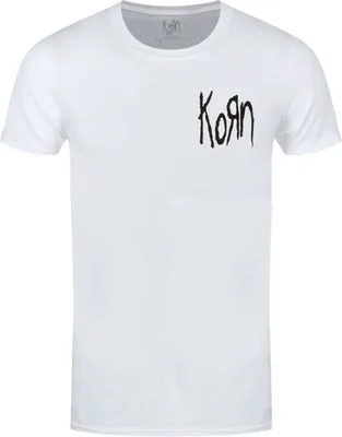 Image de Korn - T-shirt homme/femme unie RO1995 (L) (Blanc)