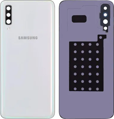 Produktbild von Original Samsung Galaxy A50 A505F Akkudeckel Backcover Rückseite Hinten Weiß Gut