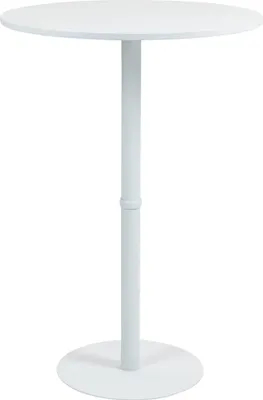 Produktbild von Stehtisch Hereford rund 75 cm - weiß/weiß