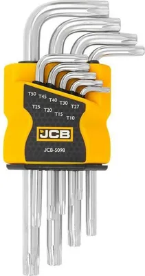 Productafbeelding van JCB | Torx-sleutelsset, Torx-haaksleutelsset, 9-delig, T10-T50