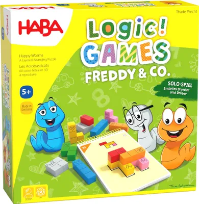 Obrázek produktu pro Haba Spiel - Logic GAMES - Freddy & Co. (německy) = francouzsky 1306815003 - holandsky 1306815005