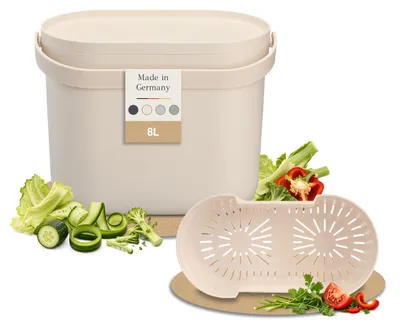 Productafbeelding van GARANTIA NOVA GFT-emmer 8 Liter sandbeige