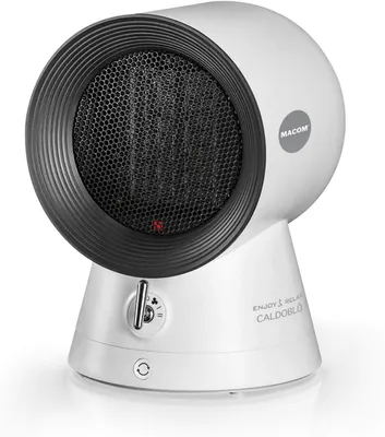 Productafbeelding van 932 Caldoblo ventilatorkachel met keramische technologie met laag energieverbruik, 2 temperatuurniveaus, kamerthermostaat