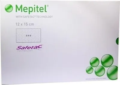 Obrázek produktu pro Mepitel silikonový obvaz 12x15cm sterilní 5 ks
