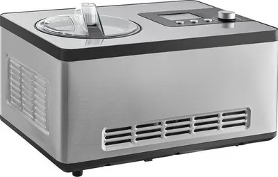 Image de Machine à glace professionnelle - Compresseur 180 W - 3 niveaux - Congélation automatique - Glace onctueuse - Yaourt - 2 litres