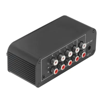 Produktbild von Stereo Sound Mixer,Stereo Mixer,Sound Mixer,4 Kanal Line Mixer,Mini Stereo Mixer,Kopfhörerverstärker