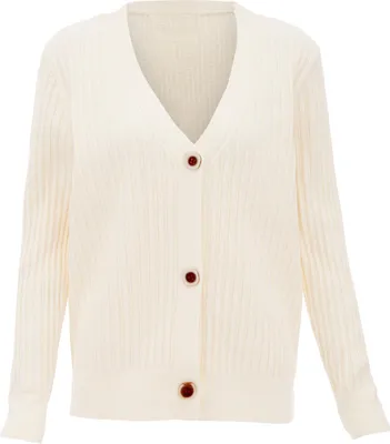 Immagine prodotto di CELOCIA cardigan da donna - bianco lana, XS/S