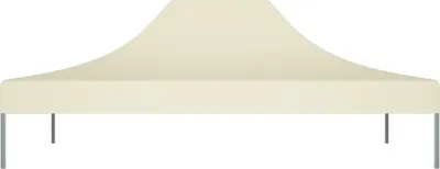 Zdjęcie produktu dla vidaXL Partyzelt-Dach 4,5x3 m Creme 270 g/m²