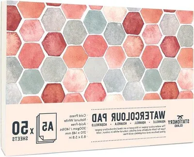 Produktbild von A5 Notizbuch mit 20 Blatt 300gsm Aquarellpapier