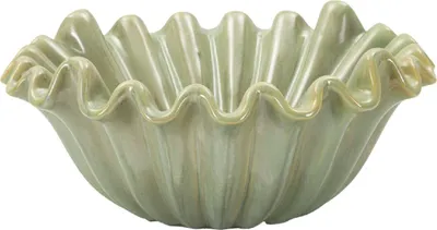 Immagine prodotto di Mauro Ferretti ciotola decorativa Venezia Ø 33x14,5 cm verde