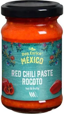 Produktbild von Don Enrico Red Chili Paste Rocoto hot & fruity 100 G Glas