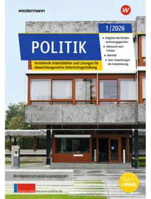 Obrázok produktu pre Unterrichtsthemen Politik. Arbeitsblätter für Ihren Unterricht Ausgabe 1/2026
