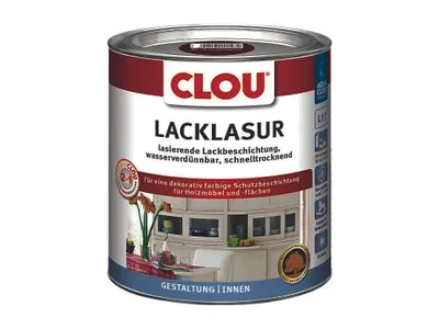 Produktbild von PROFI | 0,375 L | Mahagoni 2,5 Liter Lacklasur L17 für Holzmöbel und Holzflächen, Hochwertige Holzlasur, Deckende Lasur für Innen und Außen, Wetterfeste Holzversiegelung, Matt