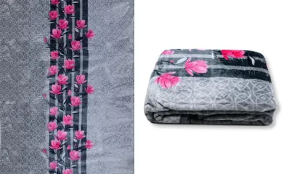 Produktbild von eStilex 17475 Dicke Acryl Decke Blumenmuster