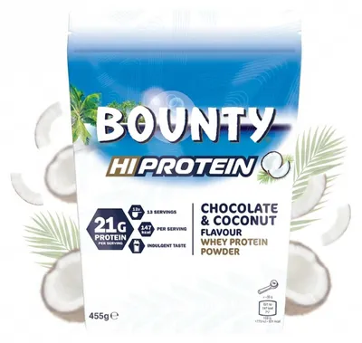 Produktbild von Bounty Protein Powder (455g) Coconut - Eiweiße - Molkenprotein-Konzentrat