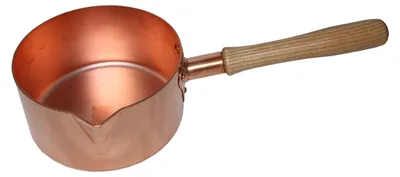 Produktbild von Kupfer-Kasserolle m. Holzgriff in div. Größen lieferbar