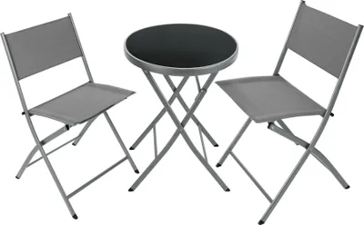 Produktbild von tectake® Balkonset Düsseldorf 2+1