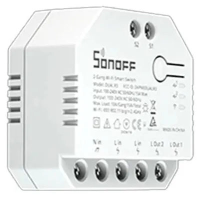 Zdjęcie produktu dla Sonoff Dual R3 przewodowy i bezprzewodowy biały