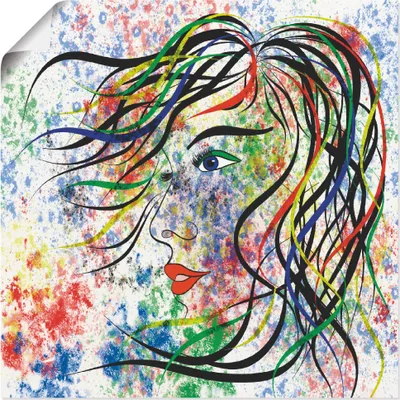 Produktbild von ARTland Poster Modern Porträt Größe: 70x70 cm