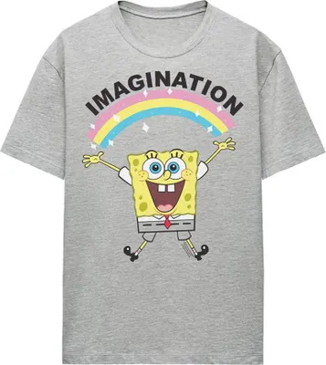 Produktbild von SpongeBob SquarePants - "Imagination 2" T-Shirt für Damen, meliert TV27014 (L) (Sportliches Heather)