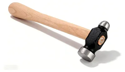 Produktbild von Schmuckhämmer mit Holzgriffen, Kugelhammer für die Herstellung von Ringen und Armbändern, Fäustel für DIY-Schmuckwerkzeuge