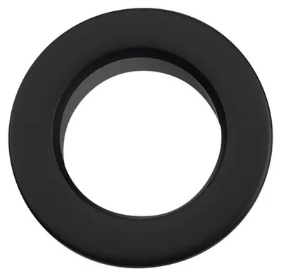 Produktbild von Überlaufabdeckung für Waschtische, Durchmesser 32mm, Schwarz