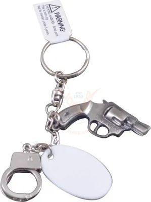 Produktbild von Schlüsselanhänger Pistole und Handschellen
