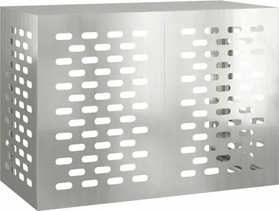 Zdjęcie produktu dla vidaXL Osłona klimatyzacji srebrna 100 x 50 x 70 cm Stal ocynkowana