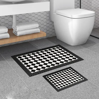 Produktbild von Mijolnir, 510607 - Black, Badematten, Schwarz, Polyester, 60 x 100 cm