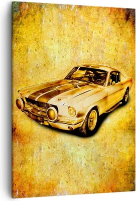 Produktbild von Bild auf Leinwand - Leinwandbild - Einteilig - Auto klassisch Geschwindigkeit Sammler - 50x70cm - Wand Bild - Wandbilder - Leinwanddruck - Wanddekoration - Leinwand bilder - Wandbild - PA50x70-0528